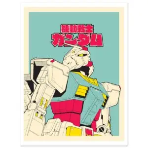 RX-78-2 Gundam Semi-Glossy Poster 45x60 cm / 18x24″