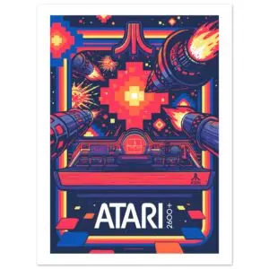 Retro ATARI Semi-Glossy Poster 45x60 cm / 18x24″
