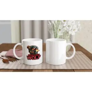 Operation Wolf Retro Game White 11oz Ceramic Mug