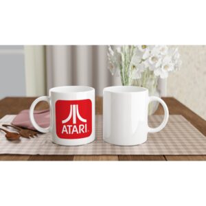 Atari White Logo 11oz Ceramic Mug