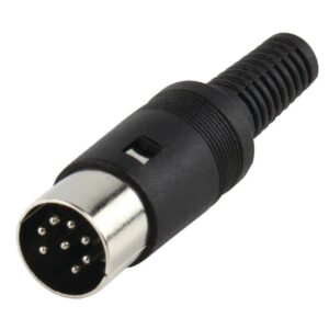 ZX Spectrum 8-Pin DIN Male Plug Connector